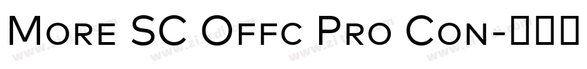 More SC Offc Pro Con字体转换